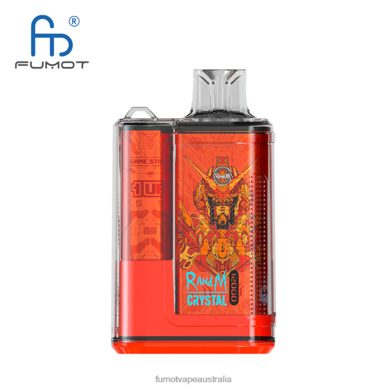 Fumot Vape Australia - Fumot Crystal 20ML 12000 Disposable Vape Box (1 Piece) 08L04282 Strawberry Red Bull