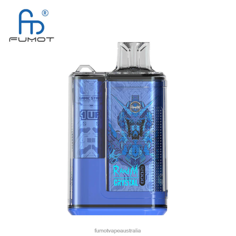 Fumot Vape Flavours - Fumot Crystal 12000 Disposable Vape Box - 20ML (1 Piece) 08L04258 Blue Razz Lemonade
