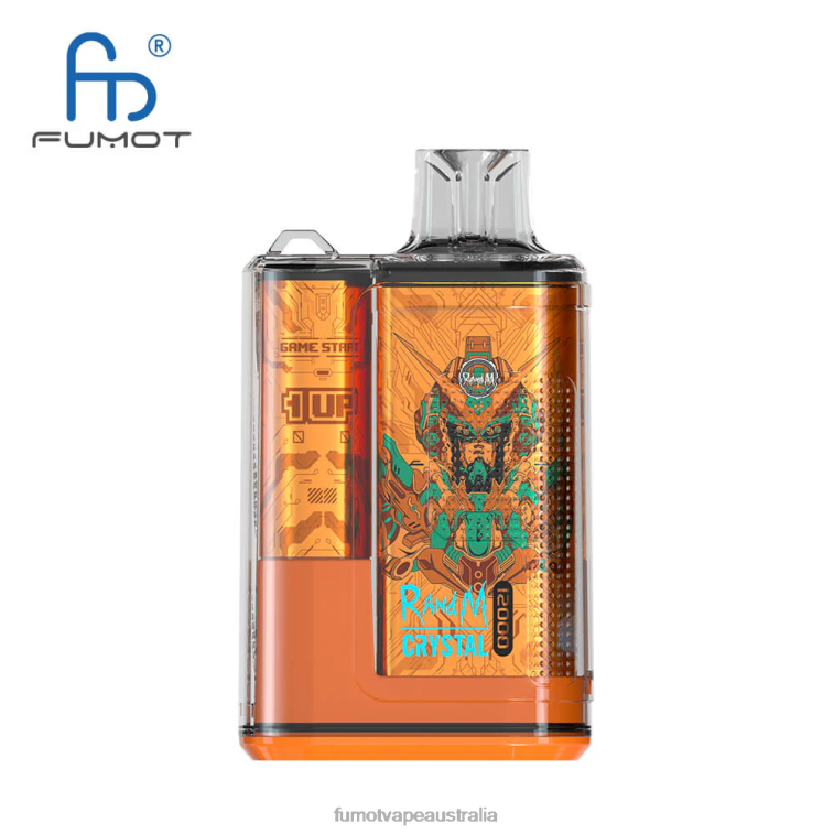 Fumot Vape Review - Fumot Crystal 1 Piece - 12000 Disposable Vape Box 20ML 08L04274 Peach Mango