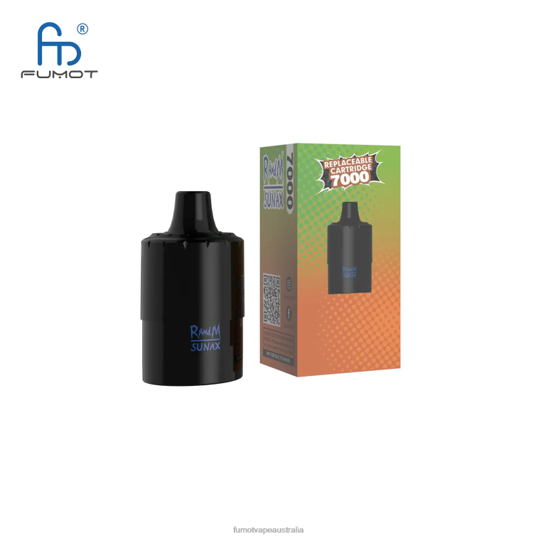 Fumot Vape Flavors - Fumot Sunax 7000 Replaceable Vape Cartridge (1 Piece) 08L04489 Lush Ice