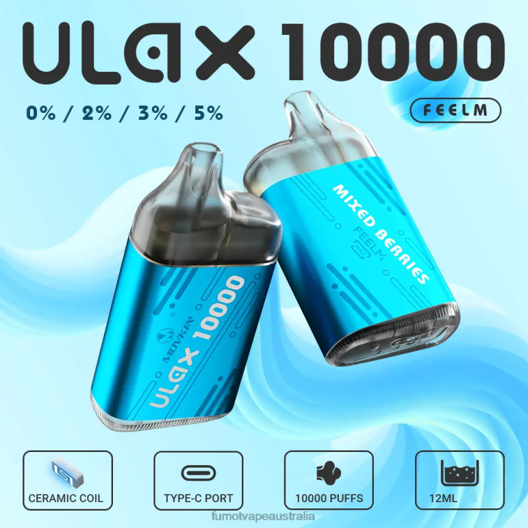 Fumot Discount Code - Fumot Movkin Ulax 10000 Disposable Vape Pod - 12ML (1 Piece) 08L04306 Cherry Cola