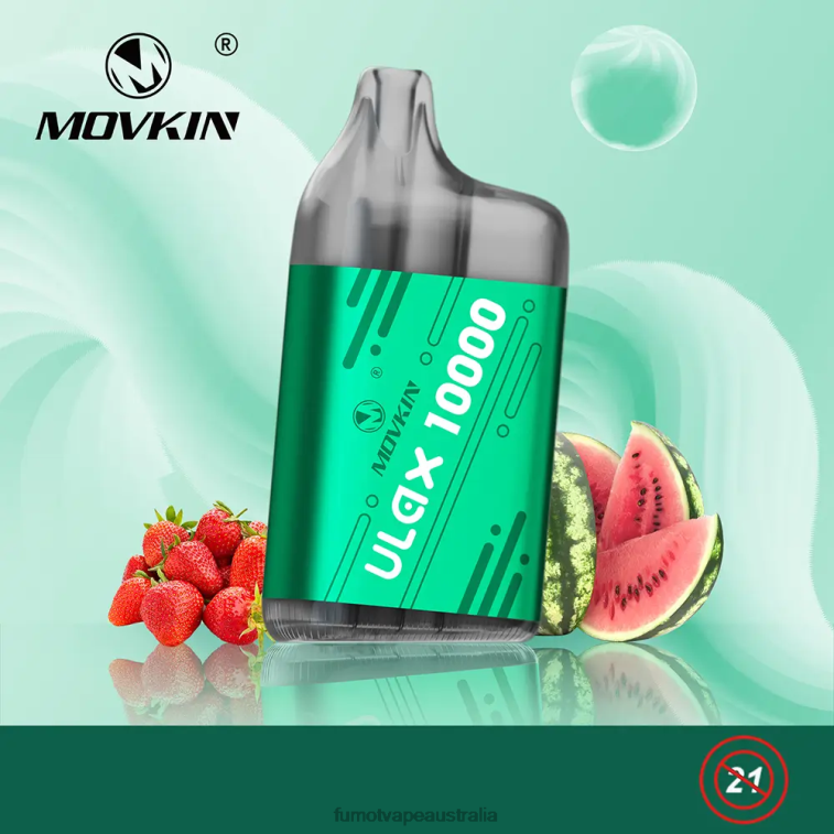 Fumot Vape Price - Fumot Movkin Ulax 10000 Disposable Vape Pod - 12ML (1 Piece) 08L04315 Strawberry Watermelon