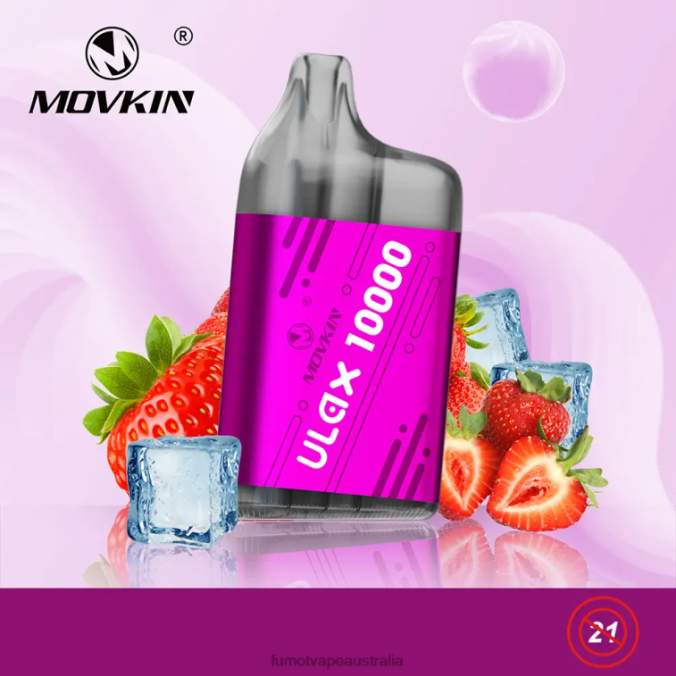 Fumot Vape Review - Fumot Movkin Ulax 10000 Disposable Vape Pod - 12ML (1 Piece) 08L04314 Strawberry Ice