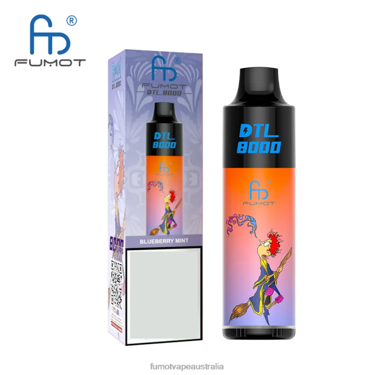 Fumot Vape - Fumot DTL 8000 Disposable Vape Pen - 16ML (1 Piece) 08L04423 Pineapple Coconut Rum