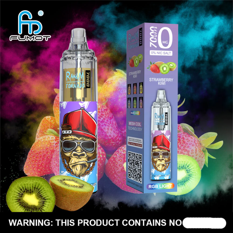 Fumot Australia - Fumot Tornado 0% 7000 14ML Disposable Vape Pen (1 Piece) 08L04521 Lemon & Lime