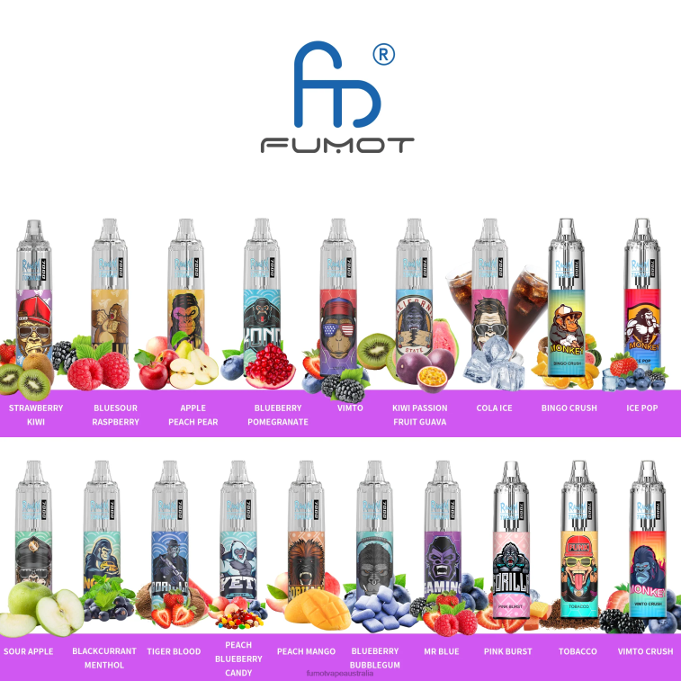 Fumot Vape Flavors - Fumot Tornado 0% 7000 14ML Disposable Vape Pen (1 Piece) 08L04519 Ice Pop