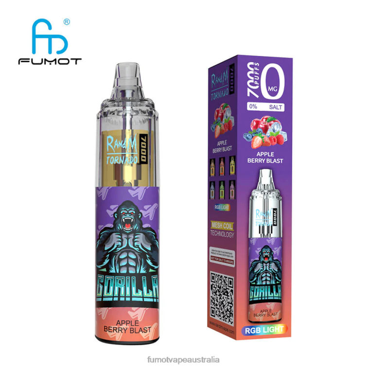 Fumot Vape Shop - Fumot Tornado 0% 7000 Disposable Vape Pen - 14ML (1 Piece) 08L04500 Berry Lemonade