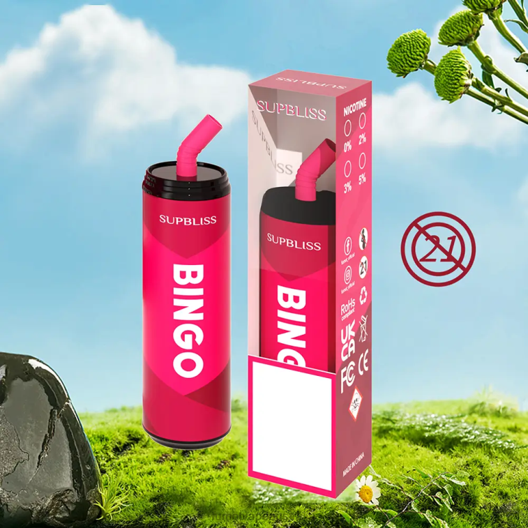 Fumot Vape Flavors - Fumot Supbliss Bingo 9000 Disposable Vape Pen (1 Piece)- 18ML 08L04469 Grape Ice