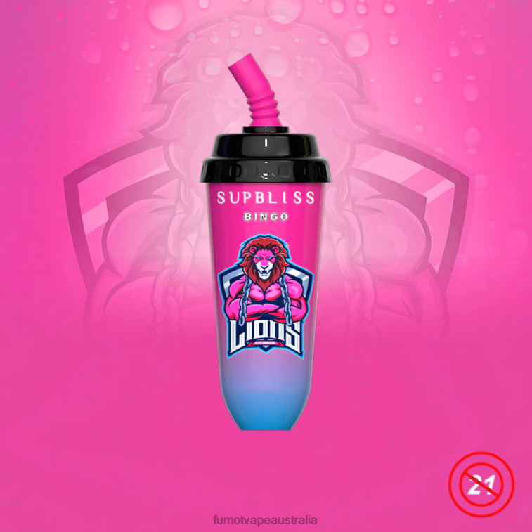 Fumot Vape Flavours - Fumot Supbliss Bingo 16ML 8000 Disposable Vape Pod Device (1 Piece) 08L04408 Strawberry Ice Cream