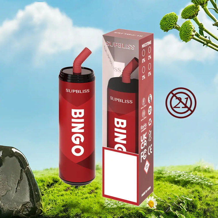Fumot Vape Shop - Fumot Supbliss Bingo 9000 Disposable Vape Pen (1 Piece)- 18ML 08L04470 Kiwi Passion Fruit Guava