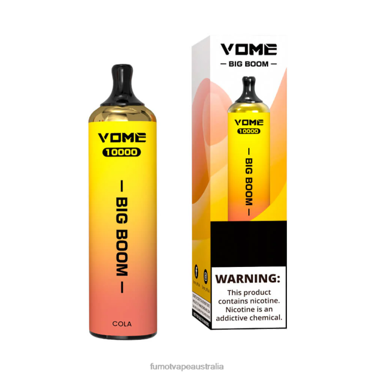 Fumot Vape Flavours - Fumot Vome Big Boom Disposable Vape Pen 10000 - 20ML (1 Piece) 08L04448 Cola