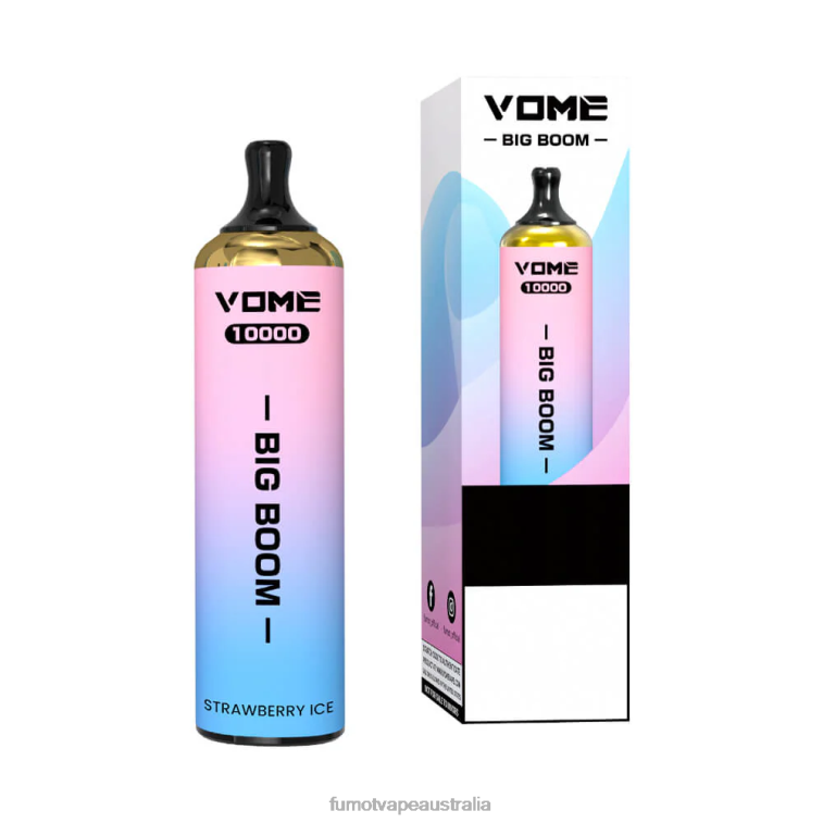Fumot Vape Review - Fumot Vome Big Boom Disposable Vape Pen 10000 - 20ML (1 Piece) 08L04444 Red Bull