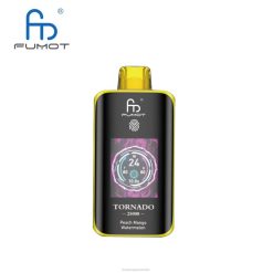 Fumot Vape Flavors | Fumot Tornado 25000 Disposable Vape Peach Mango Watermelon LXH09