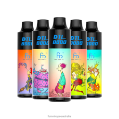 Fumot Vape Flavours - Fumot DTL 8000 Disposable Vape Pen - 16ML (1 Piece) 08L04418 Fruit Punch